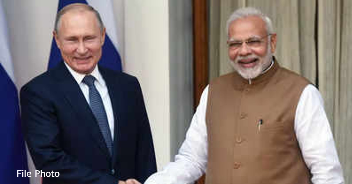 PM Modi And Vladimir Putin