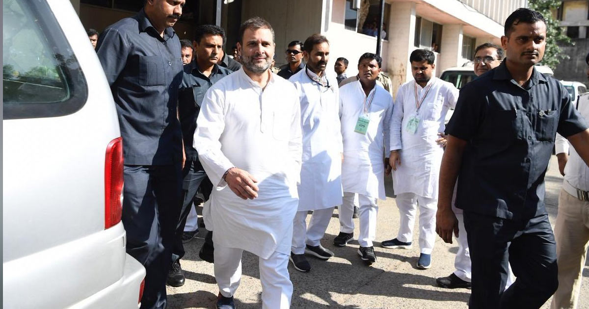 Rahul gandhi in Ahmedabad